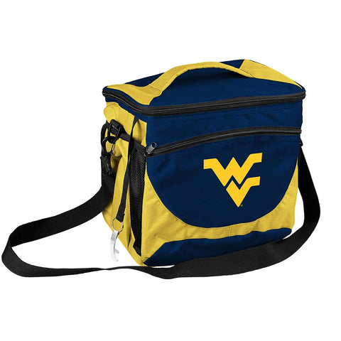 Ncaa West Virginia Mountaineers 24 Can Cooler, Team Color, Small