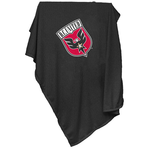 DC United MLS Sweatshirt Blanket Throw