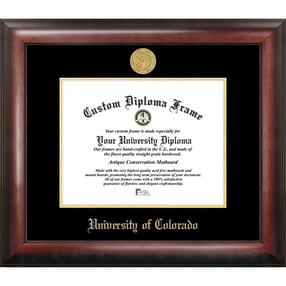 University Of Colorado, Boulder Gold Embossed Diploma Frame