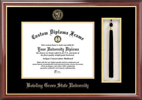 Bowling Green State Falcons University Tassel Box And Diploma Frame