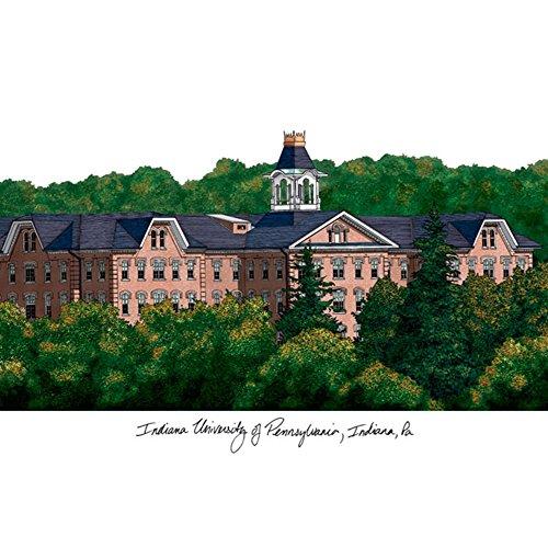 Indiana University Of Pennsylvania Lithograph Print