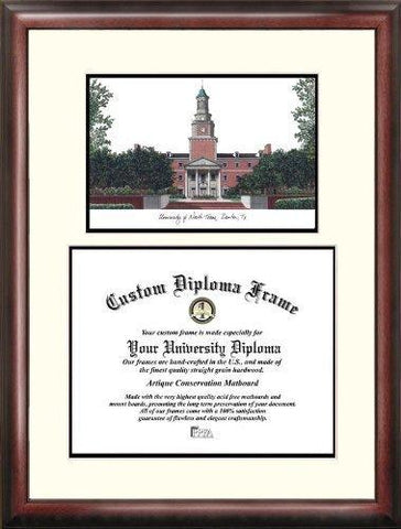 Campusimages Tx952lv University Of North Texas Legacy Scholar Diploma Frame