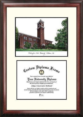 Campusimages Wa996lv Washington State University Legacy Scholar Diploma Frame
