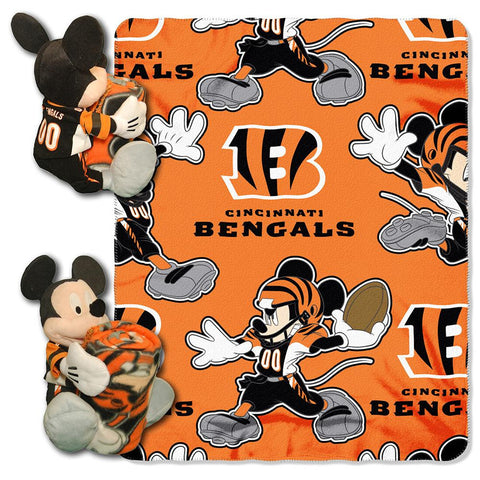 Cincinnati Bengals NFL Mickey Mouse with Throw Combo