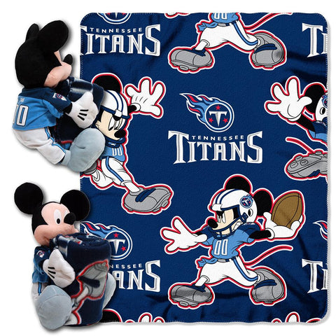 Tennessee Titans NFL Mickey Mouse with Throw Combo