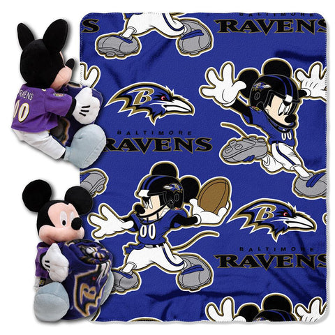 Baltimore Ravens NFL Mickey Mouse with Throw Combo