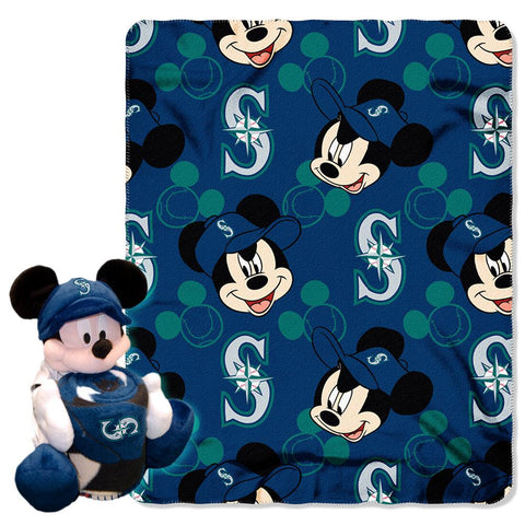 Seattle Mariners MLB Mickey Mouse with Throw Combo