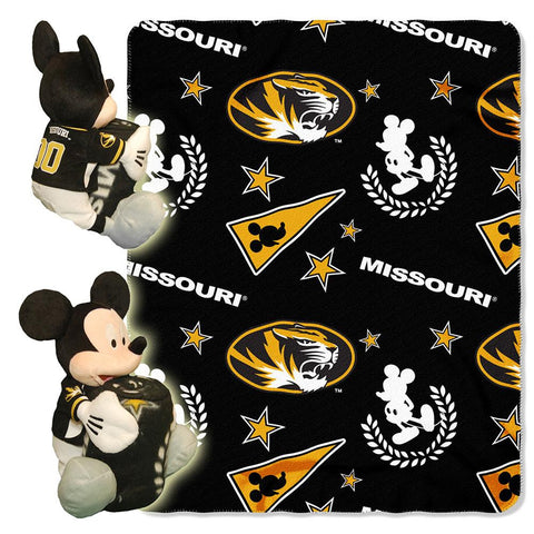 Missouri Tigers Ncaa Mickey Mouse With Throw Combo