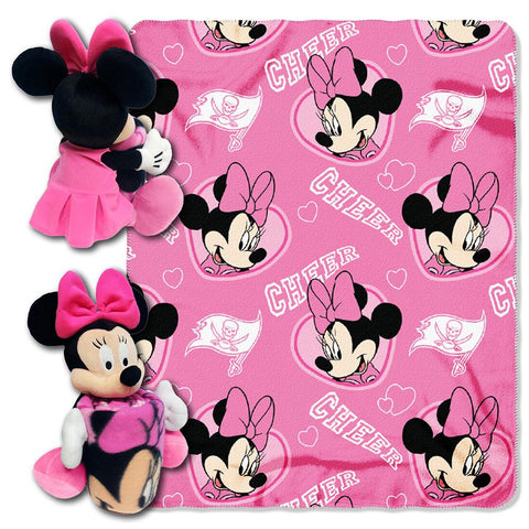 Tampa Bay Buccaneers NFL Minnie Mouse with Throw Combo