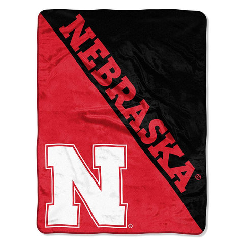 Nebraska Cornhuskers Ncaa Micro Raschel Blanket (varsity Series) (46in X 60in)