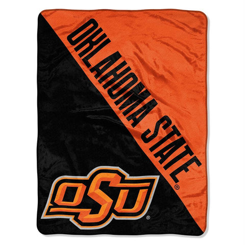 Oklahoma State Cowboys Ncaa Micro Raschel Blanket (varsity Series) (46in X 60in)