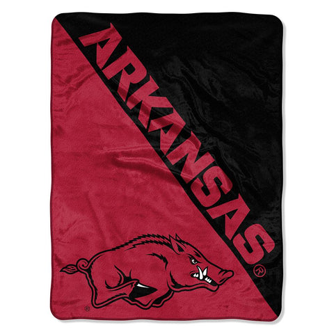 Arkansas Razorbacks Ncaa Micro Raschel Blanket (varsity Series) (46in X 60in)