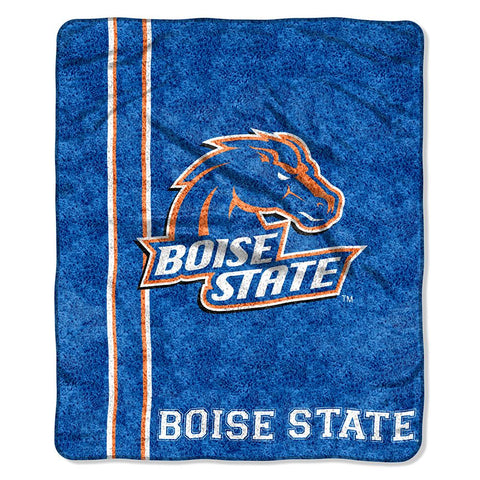 Boise State Broncos Ncaa Sherpa Throw (jersey Series) (50in X 60in)