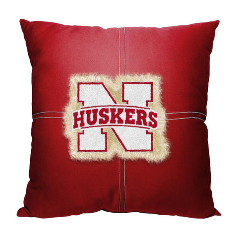 Nebraska Cornhuskers Ncaa Team Letterman Pillow (18x18)