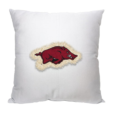 Arkansas Razorbacks Ncaa Team Letterman Pillow (18x18)
