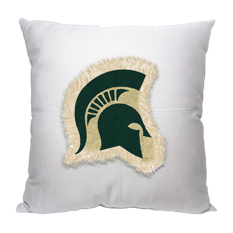 Michigan State Spartans Ncaa Team Letterman Pillow (18x18)
