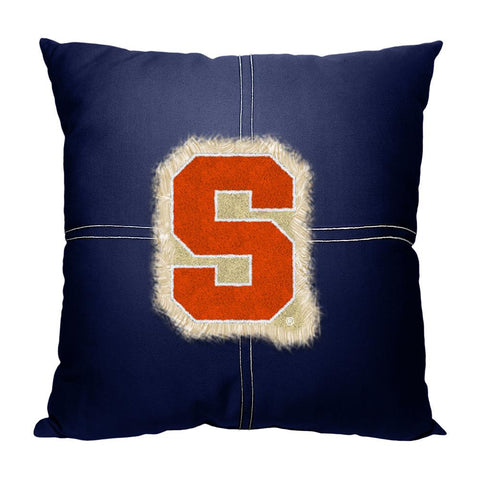 Syracuse Orangemen Ncaa Team Letterman Pillow (18x18)