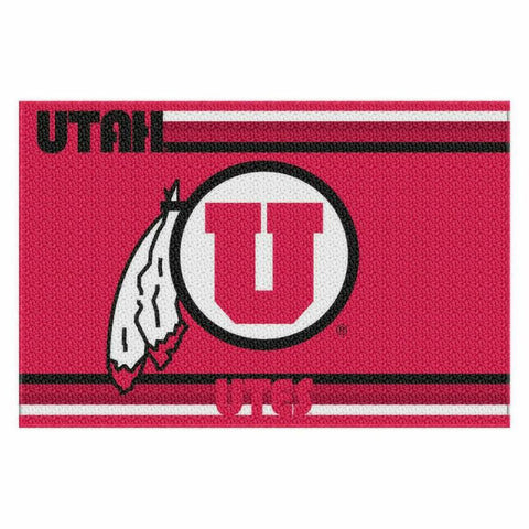 Utah Utes Ncaa Tufted Rug (old Glory Series) (59"x39")