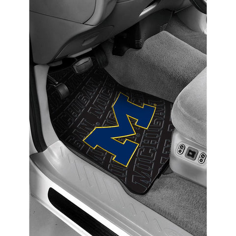 Michigan Wolverines Ncaa Car Front Floor Mats (2 Front) (17"x25")