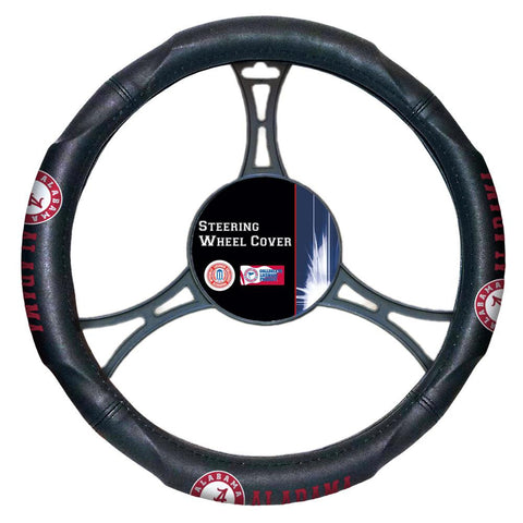 Alabama Crimson Tide Ncaa Steering Wheel Cover (14.5" To 15.5")