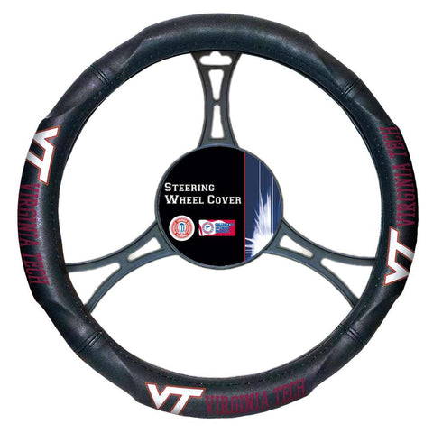 Virginia Tech Hokies Ncaa Steering Wheel Cover (14.5" To 15.5")