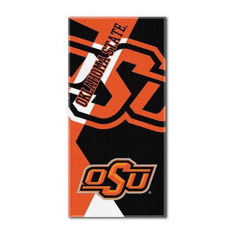 Oklahoma State Cowboys Ncaa Over-sized Beach Towel (puzzle Series) (34in X 72in)