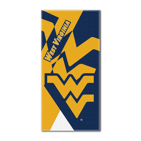 West Virginia Mountaineers Ncaa ?puzzle? Over-sized Beach Towel (34in X 72in)