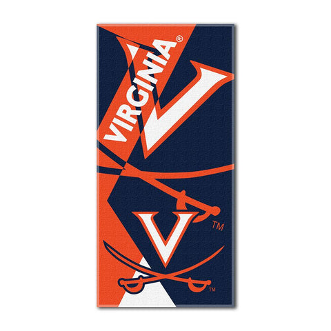 Virginia Cavaliers Ncaa Over-sized Beach Towel (puzzle Series) (34in X 72in)