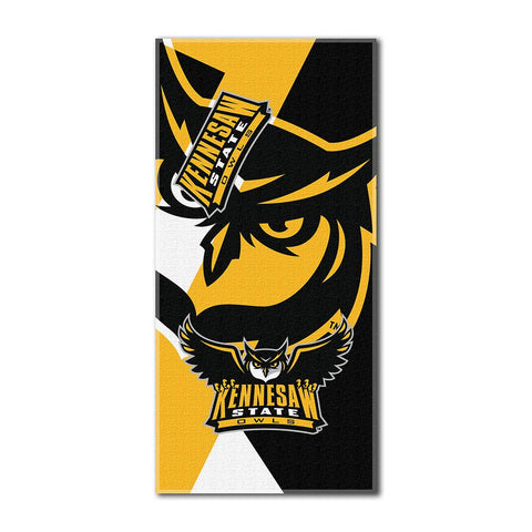 Kennesaw State Owls Ncaa Over-sized Beach Towel (puzzle Series) (34in X 72in)