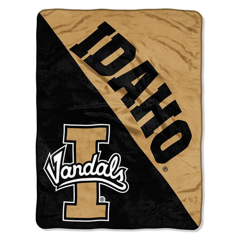 Idaho Vandals Ncaa Micro Raschel Blanket (two Tone Series) (48"x60")