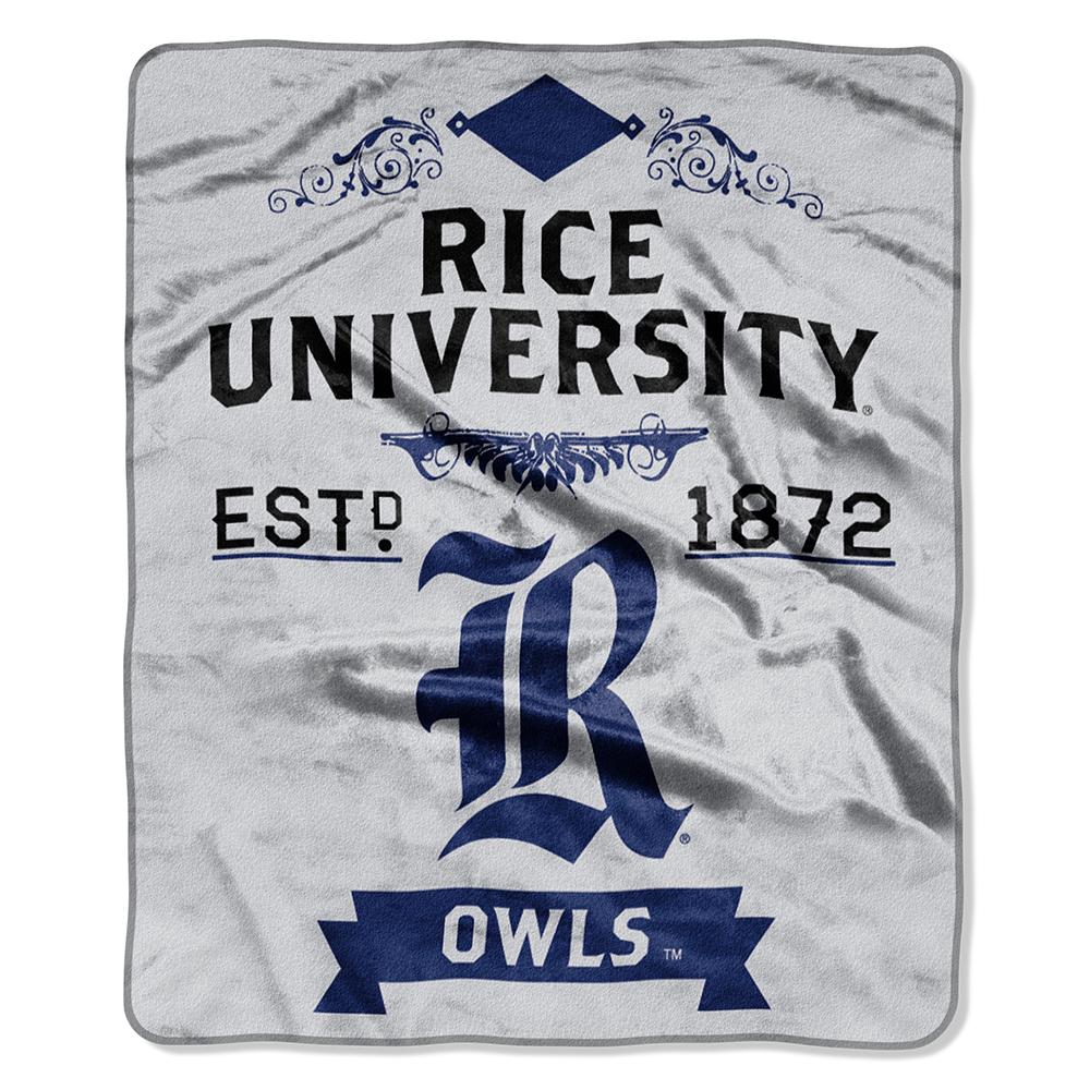 Alabama Crimson Tide Ncaa Royal Plush Raschel Blanket (label Series) (50"x60")