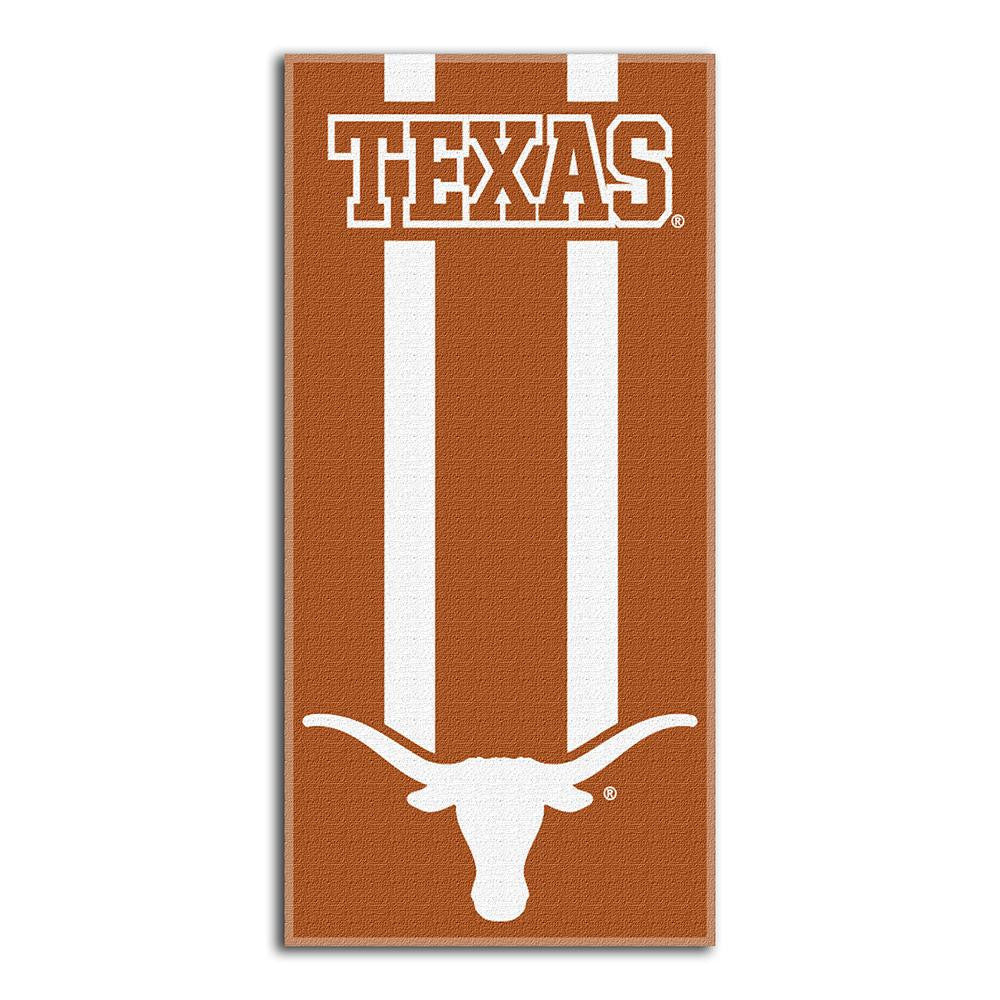 Texas Longhorns Ncaa Zone Read Cotton Beach Towel (30in X 60in)