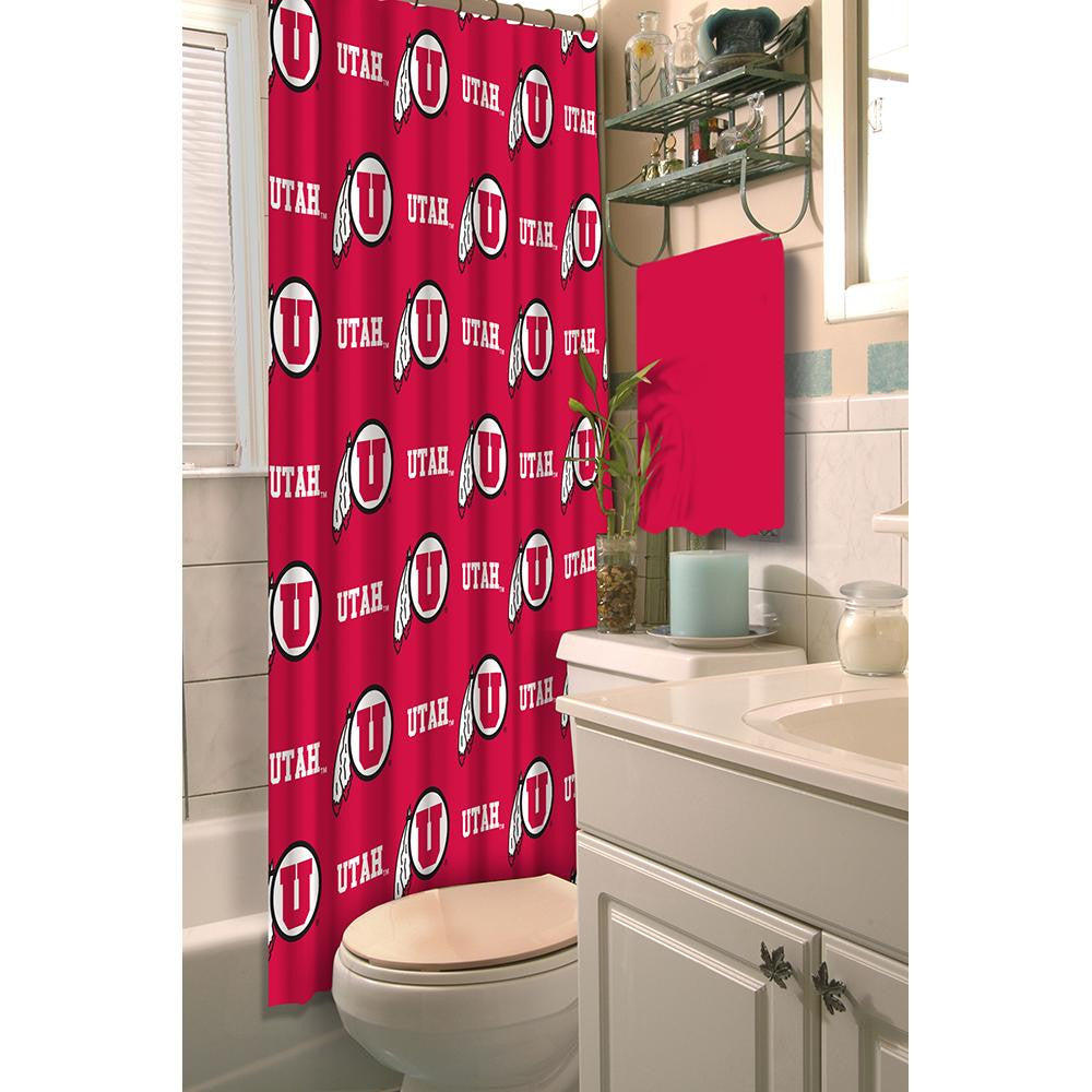 Utah Utes Ncaa Shower Curtain