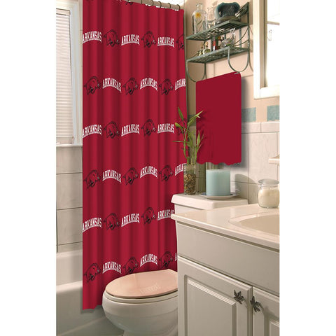 Arkansas Razorbacks Ncaa Shower Curtain