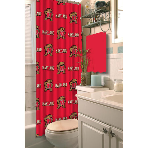 Maryland Terps Ncaa Shower Curtain