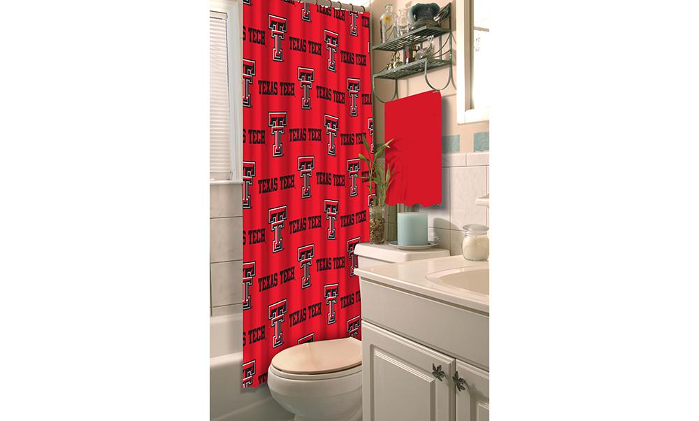 Texas Tech Red Raiders Ncaa Shower Curtain