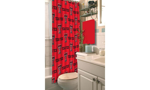 Texas Tech Red Raiders Ncaa Shower Curtain