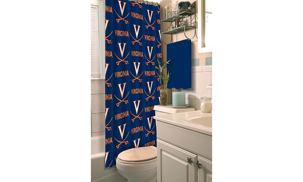 Virginia Cavaliers Ncaa Shower Curtain