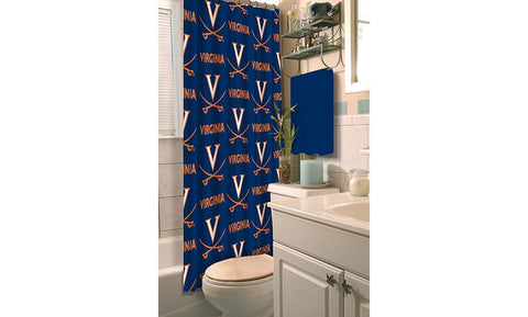 Virginia Cavaliers Ncaa Shower Curtain