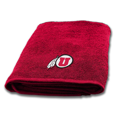 Utah Utes Ncaa Applique Bath Towel
