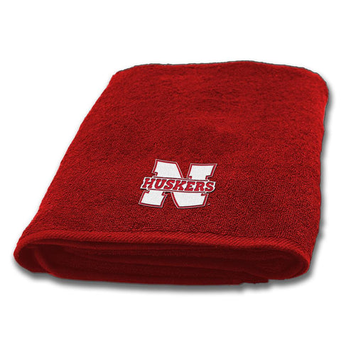 Nebraska Cornhuskers Ncaa Applique Bath Towel