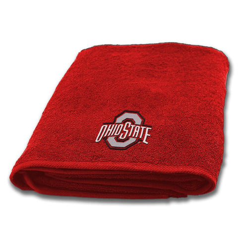 Ohio State Buckeyes Ncaa Applique Bath Towel