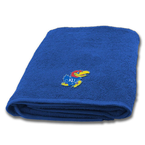 Kansas Jayhawks Ncaa Applique Bath Towel