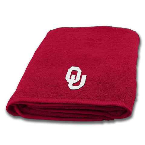 Oklahoma Sooners Ncaa Applique Bath Towel