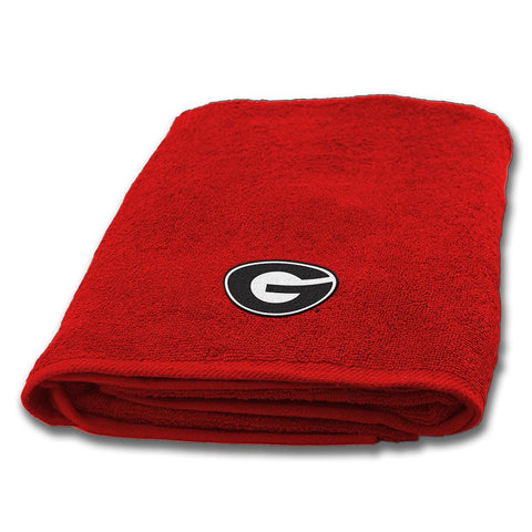 Georgia Bulldogs Ncaa Applique Bath Towel