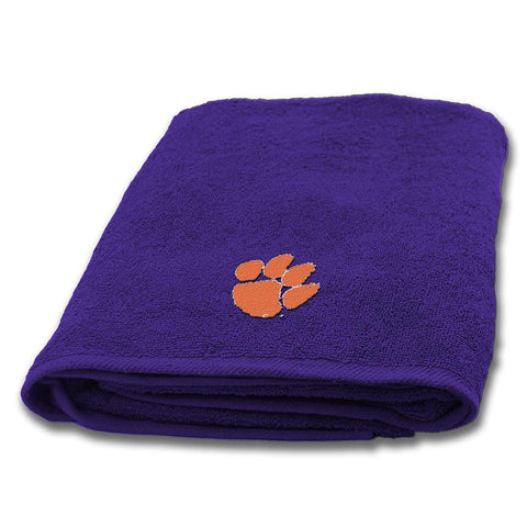 Clemson Tigers Ncaa Applique Bath Towel