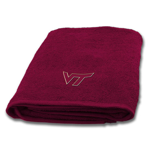 Virginia Tech Hokies Ncaa Applique Bath Towel