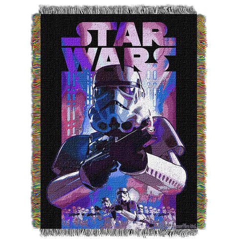 Star Wars "storm Ahead"  Woven Tapestry Throw (48inx60in)
