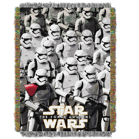 Star Wars "imperial Troops"  Woven Tapestry Throw Blanket (48"x60")