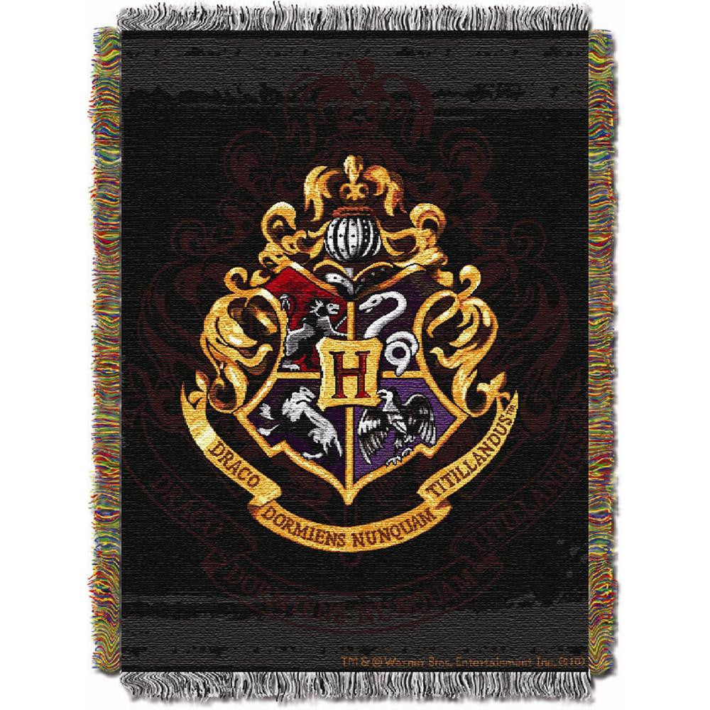 Harry Potter Hogwarts Décor Triple Woven Jacquard Throw (48"x60")